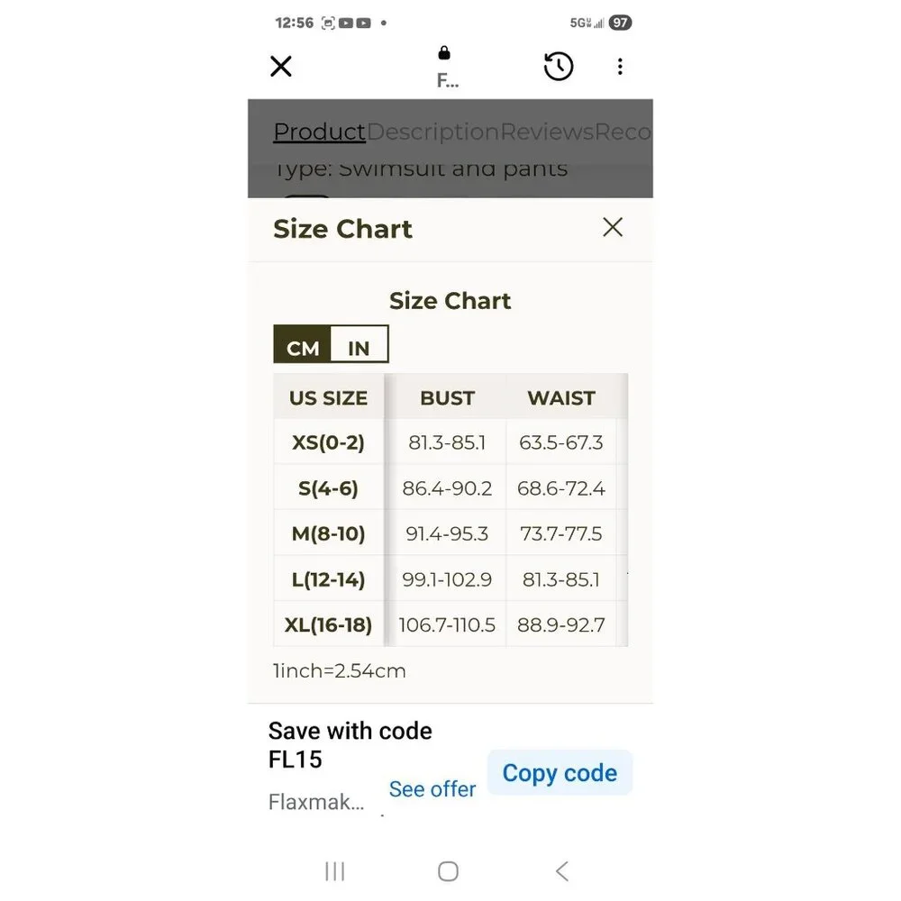 Flaxmaker Floral Ruffled One-Piece Swimsuit & Maxi Skirt Cover-Up Set Medium - Picture 3 of 9